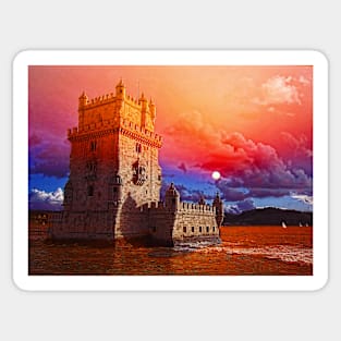 Belem Tower, Lisbon, Portugal Sticker